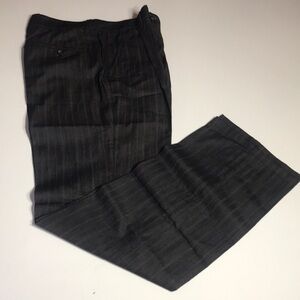 Black Pinstripe Pants size 29 Outseam 42